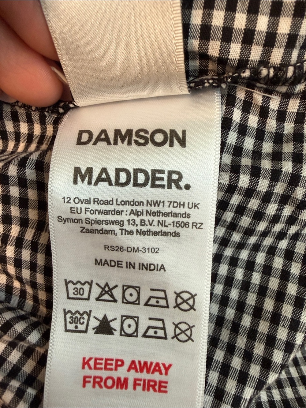 DAMSON MATTER Women's Audrey Mini Dress - Picture 12 of 13